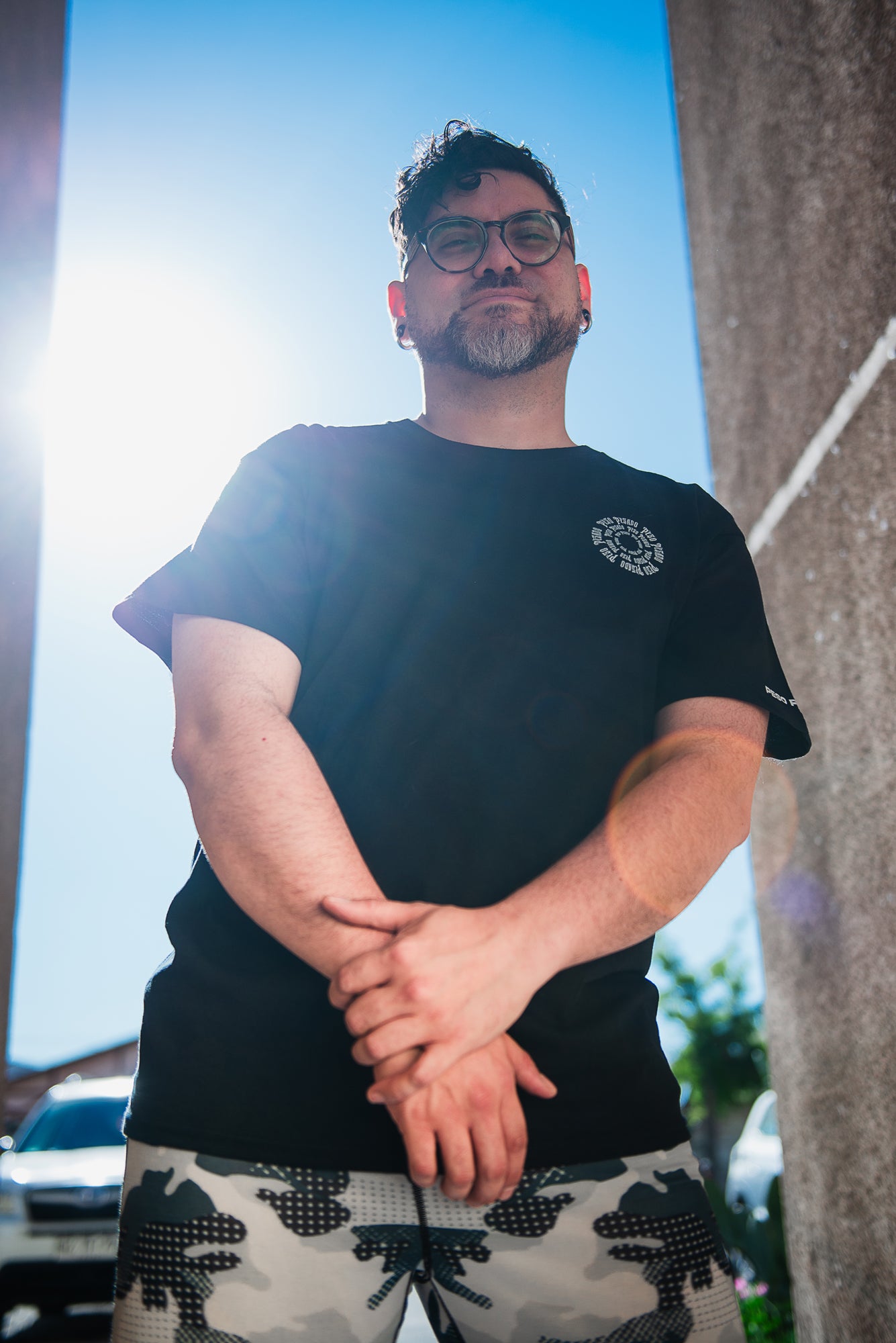 Polera Peso Pesado Circulos