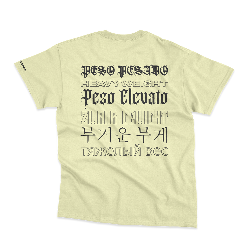 Polera Peso Pesado Idiomas