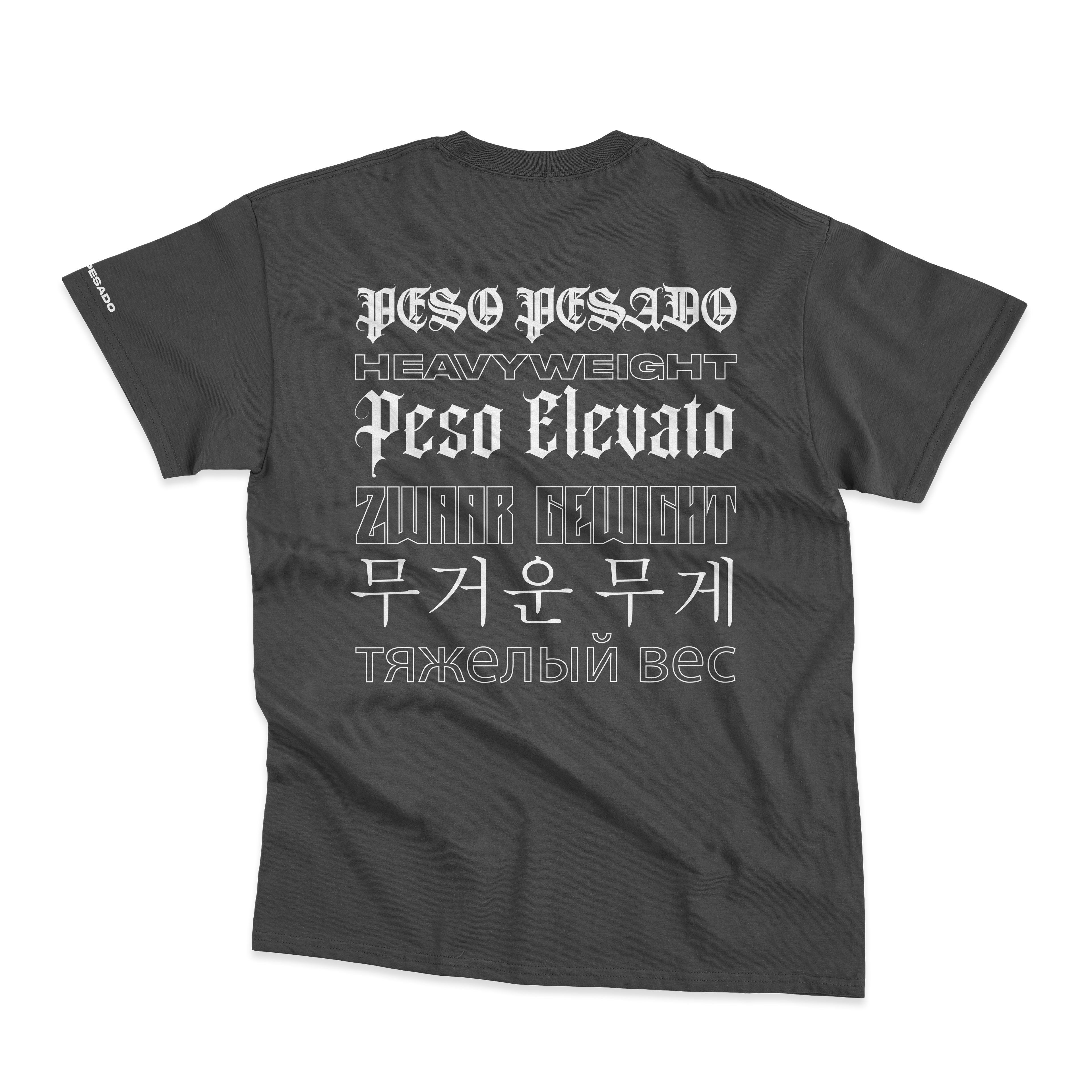 Polera Peso Pesado Idiomas