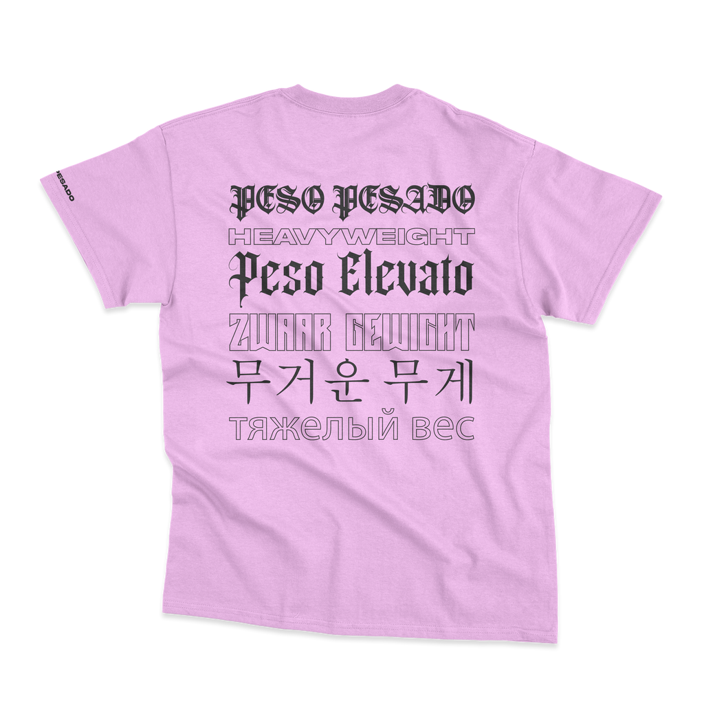 Polera Peso Pesado Idiomas